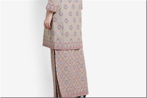 Baju Raya 2017 ~ Songket Print Modern Kurung