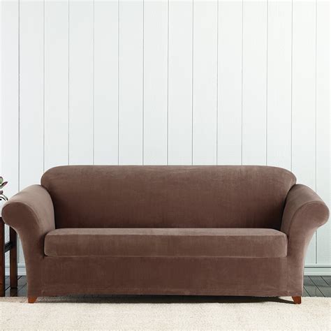 Sure Fit Stretch Corduroy Polyester Sofa Slipcover | Wayfair.ca