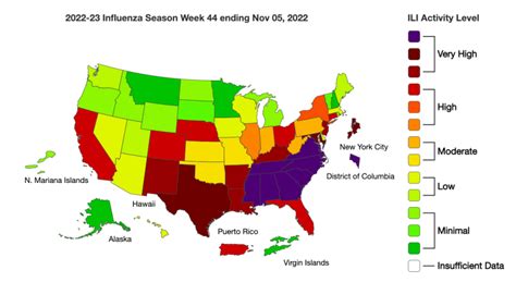 CDC map puts Tennessee in worst category for flu activity