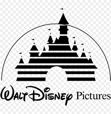 Disney Castle Logo Black And White Png - Disney Logo Castle PNG Transparent With Clear ...
