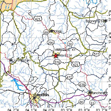 Annville, Kentucky (KY) ~ population data, races, housing & economy