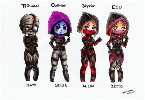 Dark Brotherhood Armor Comparison by epresvanilia on DeviantArt