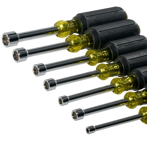 Nut Driver Set 3-Inch Shafts, 7 Piece - 631 | Klein Tools - For ...