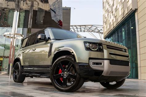 Rent Land Rover Defender Green in Dubai - SUV - Octane Luxury Car ...