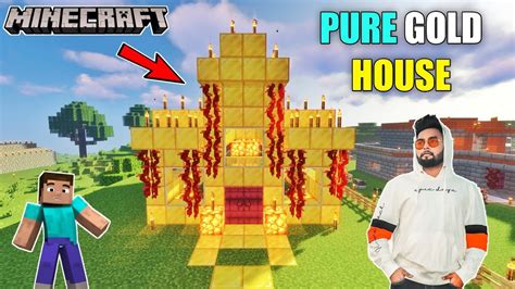 Golden House In Minecraft