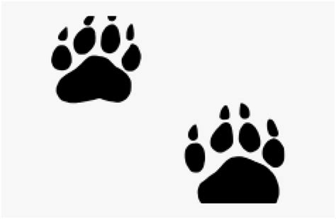 Tribal Bear Paw Silhouette - Protes Png