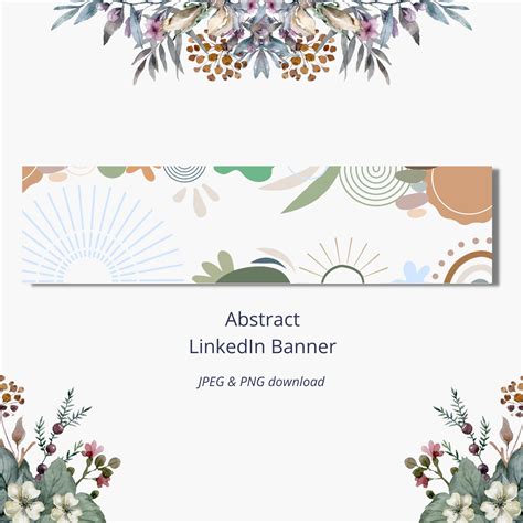 Abstract Linkedin Banner - Etsy