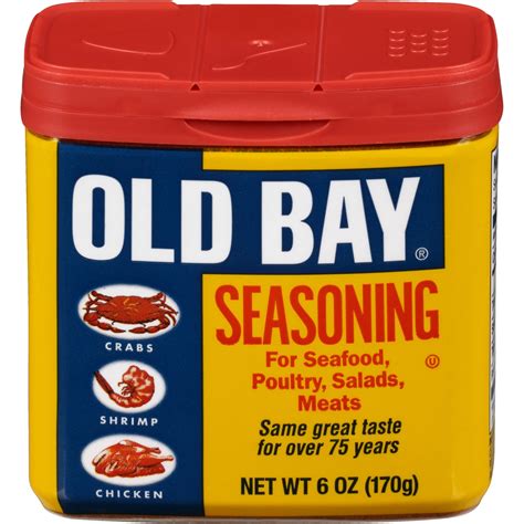 OLD BAY Classic Seafood Seasoning, 6 oz Mixed Spices & Seasonings ...