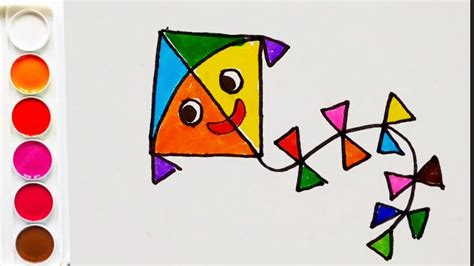 Kite Drawing Step By Step at Lois Wolfe blog