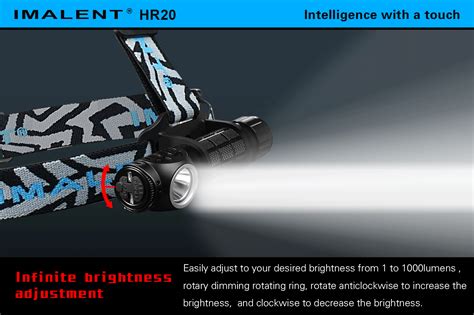 Review of the flashlight rechargeable Imalent HR20 XP-L HI >