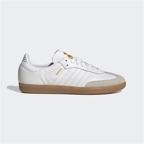 adidas SAMBA Real Madrid Shoes - White | Men's Lifestyle | adidas US