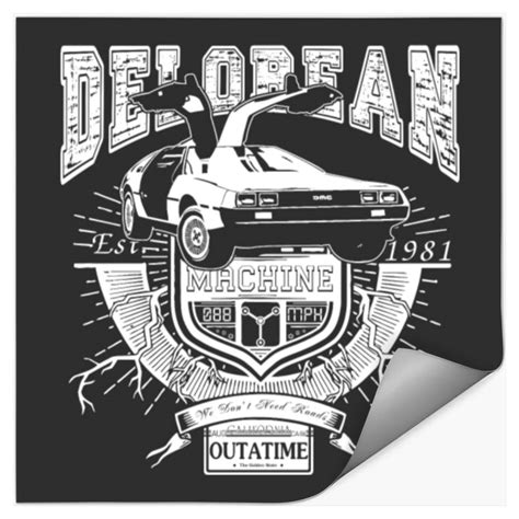 Back to the future Delorean doc brown marty mcfly sold by Glider Ashly ...