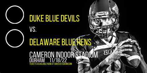 Duke Blue Devils vs. Delaware Blue Hens Tickets | 18th November ...