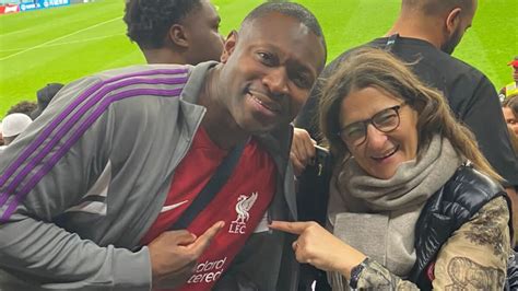 Mother Of Kylian Mbappe Poses Next To Liverpool Fan In World Cup Photo ...