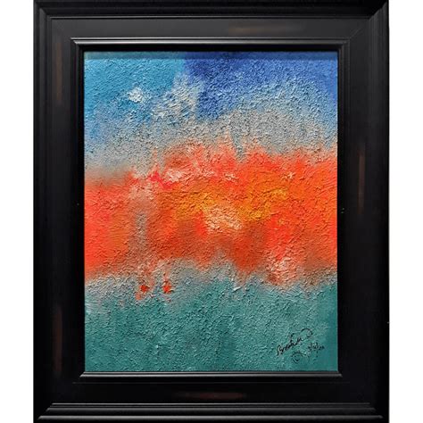 Original Oil Painting Abstract 12 16X20 Includes Frame