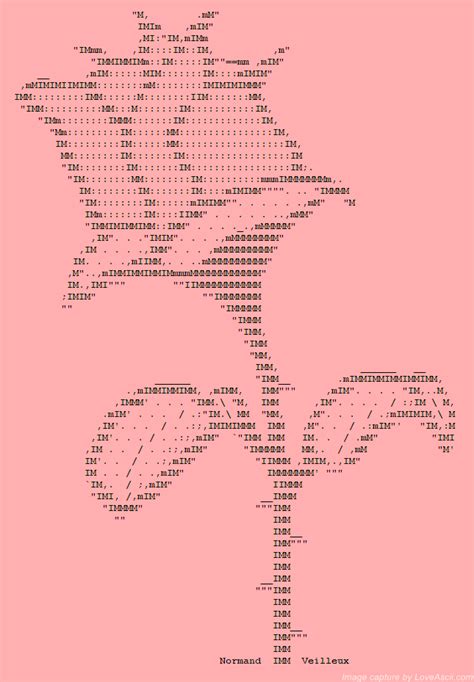 A pink ASCII rose | ASCII Art Flowers | Pinterest | Rose, Ascii art and Art flowers