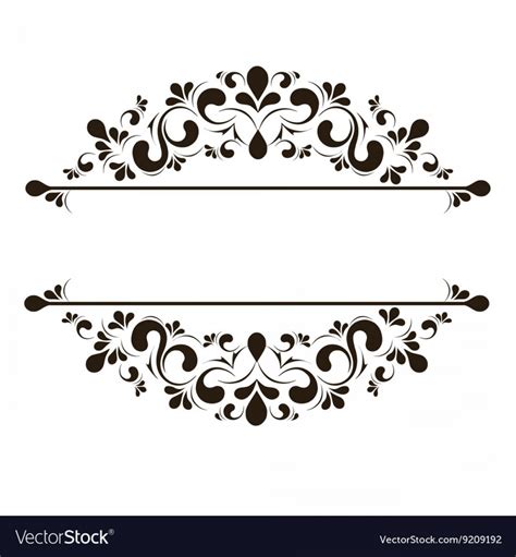 Swirl Border Vector at Vectorified.com | Collection of Swirl Border ...