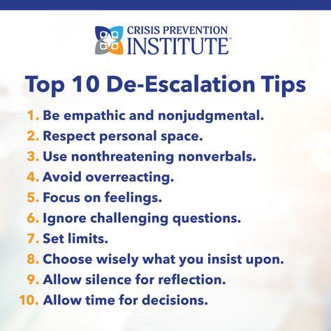 14 De-Escalation ideas | prevention, free resources, tips