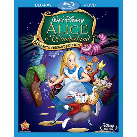 Alice in Wonderland (1951) (60th Anniversary Edition) (Blu-ray + DVD) - Walmart.com