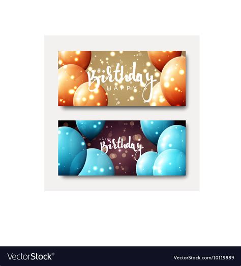 Happy birthday calligraphic inscription Royalty Free Vector