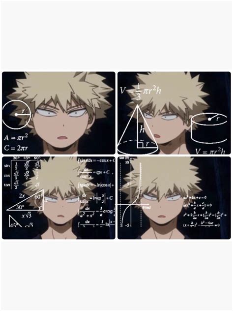 "Confused Bakugo Anime Meme" Sticker for Sale by Benjaminnnn | Redbubble