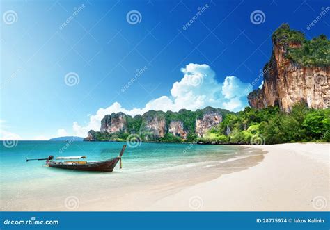 Railay Beach In Krabi Thailand Stock Images - Image: 28775974