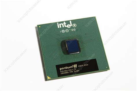 Pentium III Processor - Stock Image - C027/8619 - Science Photo Library