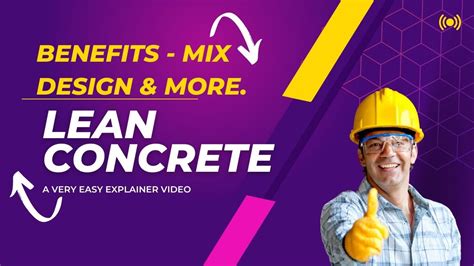 What is Lean Concrete? Purpose - Uses - Mix Design (Ask a Civil Engineer) - YouTube