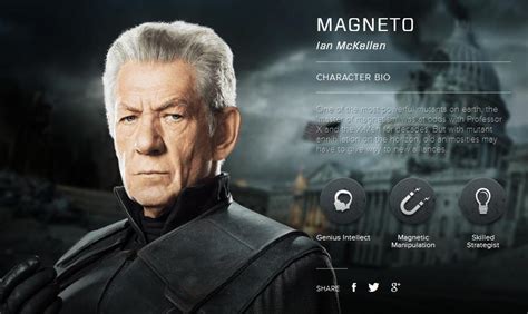 X-men: Days of Future Past Character Bio Magneto - X-Men Photo ...