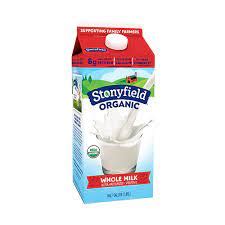 | STONYFIELD MILK ORGANIC WHOLE 64OZ