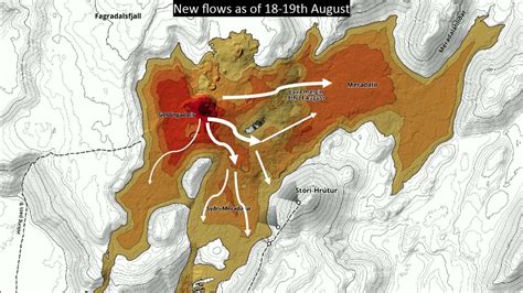 Mapping the changes of the new lava flows Fagradalsfjall volcano on ...