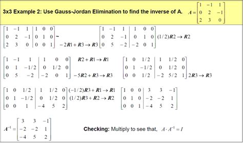 3.6b. Examples – Inverses of Matrices | Finite Math