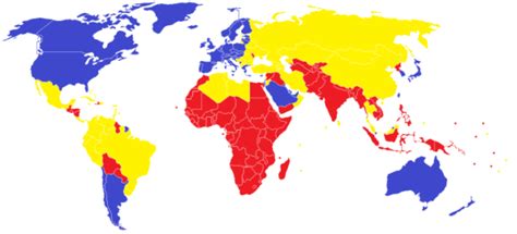 The First, Second & Third Worlds In 2016 Based on HDI - Brilliant Maps