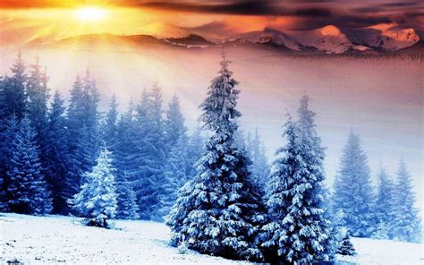 Winter Sunrise Desktop Wallpapers - Top Free Winter Sunrise Desktop Backgrounds - WallpaperAccess