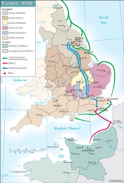 Map of England, 1066 | Maps | Pinterest | England, Maps and Classroom