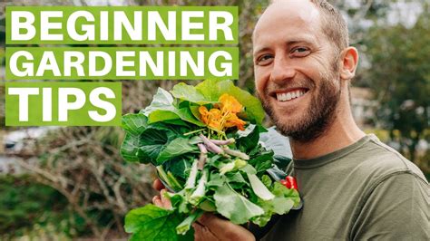 Beginner Gardening Tips for a Successful Garden - Grow Your Own Food! - YouTube