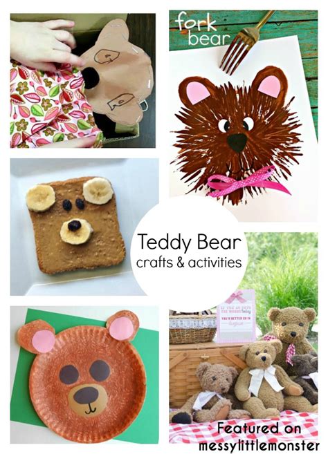 35+ Bear Theme Crafts & Activities - Messy Little Monster