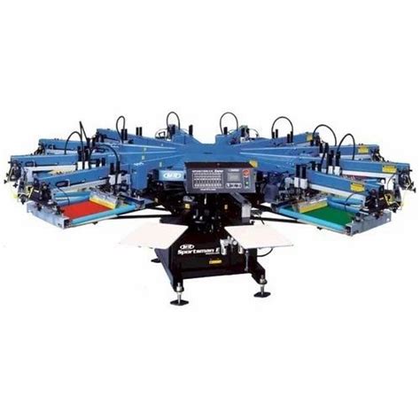 Semi Automatic T-Shirt Screen Printing Machine at Rs 78900 | Textile Printing Machine in ...