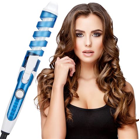 2018 Magic Hair Curler Roller Spiral Curling Iron Salon Curling Wand Electric Professional Hair ...