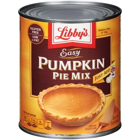 EAN 4694962191263 - (4 pack) Libby's Easy Pumpkin Pie Mix, 30 oz Can | upcitemdb.com