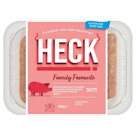 Heck Family Favourite 10 Pork Sausages 600g | Sausages | Iceland Foods