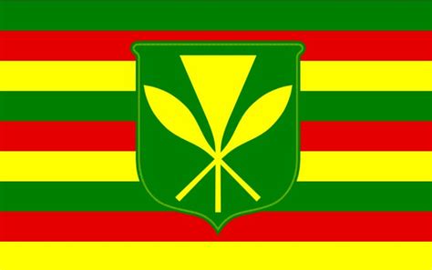 Hawaiian sovereignty/ Kanaka Maoli Flag.. Flown to express indigenous identity or favor for ...