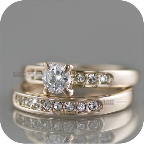 Crystal Wedding Rings Sets - Wedding Rings Sets Ideas