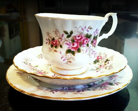 Royal Albert Fine Bone China English Tea Set Trio in Retired