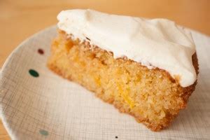 Slice of Moist Orange Sponge Cake | Cake and Cookie Recipes