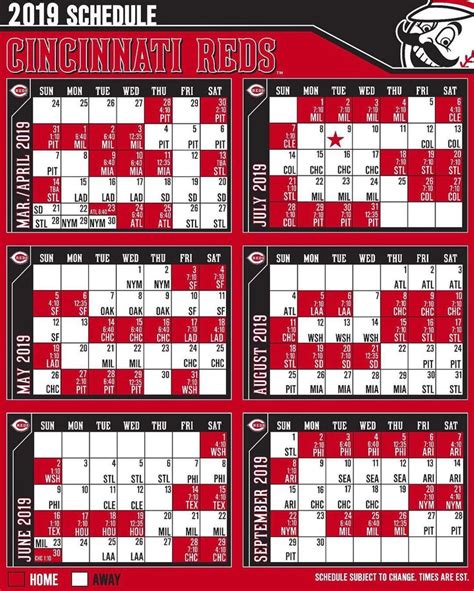 The 2019 Cincinnati Reds schedule is here! reds.com/2019schedule | Cincinnati reds, Cincinnati ...