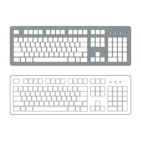 keyboard vector illustration 34812752 Vector Art at Vecteezy