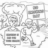 No Smoking Day For Kids coloring Page  Download Print Or Color Online sketch template