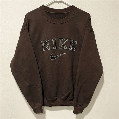 Vintage Mocha Brown Nike Sweatshirt