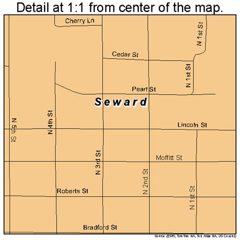 Seward Nebraska Street Map 3144420